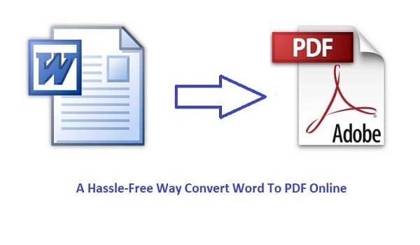 Way Convert Word To PDF Online
