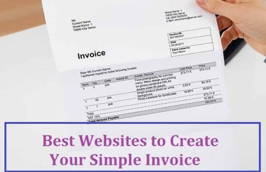 Best Websites to Create Your Simple Invoice