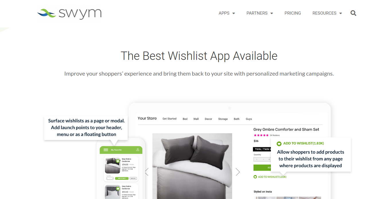 Wishlist Plus by Swym