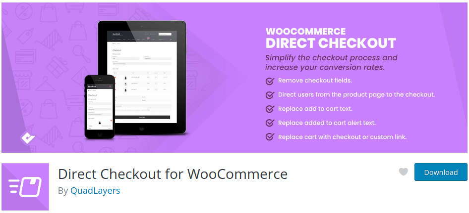 Direct Checkout for WooCommerce