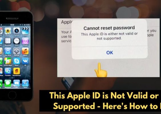 This Apple ID is Not Valid or Not Supported