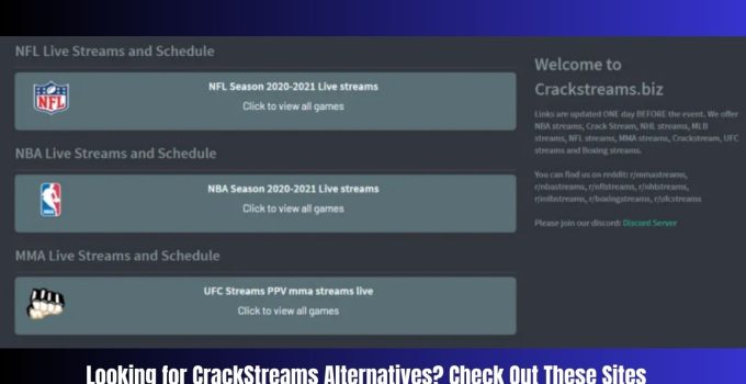 Looking for CrackStreams Alternatives? Check Out These Sites